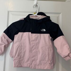 The North Face Two-Tone Pink and Black Jacket